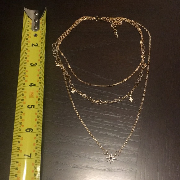 Boho necklace crystal star multi jewelry - Picture 4 of 7